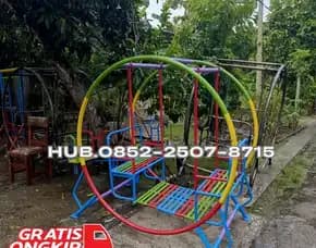 Contoh Ayunan Besi Sederhana Dan Perosotan Custom Kec Tekung Lumajang