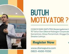 Jasa Motivator Surabaya, Terpercaya & Solutif, Dian Saputra