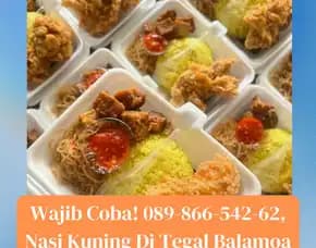 Wajib Coba, Nasi Kuning Di Tegal Balamoa Pangkah Slawi Adiwerna Kabupaten Kota