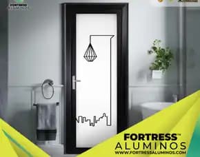 (Aluminos) Kusen Pintu Aluminium Putih Di Palu