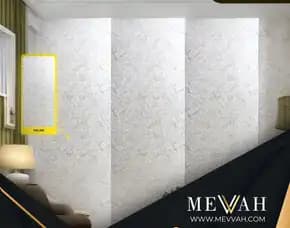 (Mevvah) Wall Panel Pvc Dinding Marmer Putih Di Sekadau