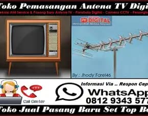 Toko Jasa Tempat Service Setting - Ahli Pasang Antena Tv Digital Di Utan Panjang, Kemayoran Area Jakarta Pusat