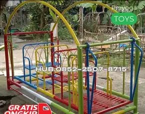 Contoh Ayunan Besi Dewasa Dan Perosotan Custom  Kec Kretek Bantul