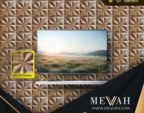 (Mevvah) 3d Wall Panel Indonesia Pvc Hotel Motif Kayu Di Kubu Raya