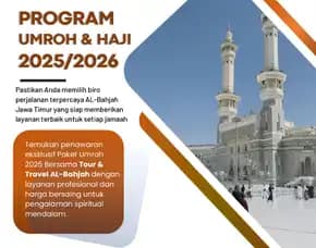Paket Umroh Ramadhan 2025 Tumpang Malang Al Bahjah