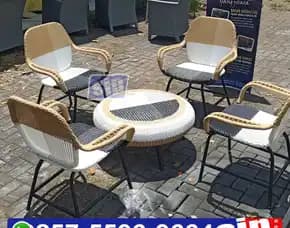 Kursi Taman Rotan Sintetis, Kursi Makan Rotan, Kursi Rotan Sintetis
