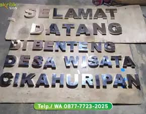 Produksi Huruf Timbul Stainless Cimahi