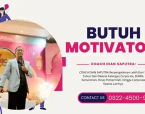 Motivator Tim Building Bekasi, Terpercaya & Solutif, Dian Saputra