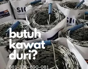 Order Ke 081-330-690-081 Siduri Harga Kawat Duri Galvanis Per Roll Pakal Surabaya Awet 20tahun! #30