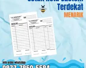 Cetak Nota Terdekat