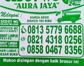 Sedot Wc Tempursari Lumajang Termurah