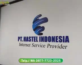 Papan Nama Huruf Timbul Cianjur