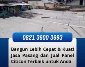 Ketahanan Maksimal 0821  3600 3693 Panel Lantai Citicon Terbaik Di Jawa Tengah