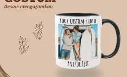 Desain Menggumkan, Wa./Call 0877-7850-5584, Cetak Mug Costum