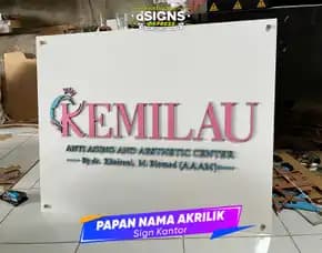 Papan Nama Usaha - Papan Nama Kantor - Papan Nama Akrilik