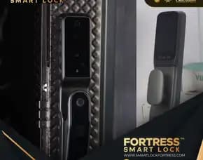 (Fortress) Smart Lock 3d Face Recognition Fingerprint Lock With Keypad Di Sanggau