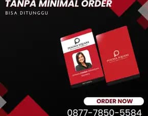 Bisa Ditunggu, Wa./Call 0877-7850-5584, Cetak Id Card Tanpa Minimal Order, Di Benda Tangerang