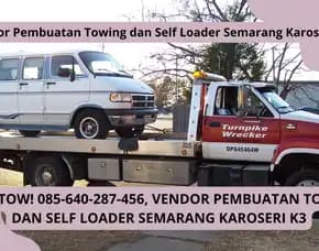 Ironclad Carrier! Vendor Pembuatan Towing Dan Self Loader Semarang Karoseri K3