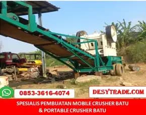 Supplier Crusher Alat Penghancur Batu Sungai Kali Kediri