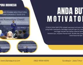 Jasa Motivator Malang, Terpercaya & Solutif, Dian Saputra