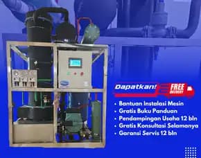 Mesin Es Kristal 1 Ton Poso, Sulteng
