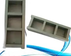 Cetakan Beton Trigang 5x5x5 Bahan Plat Besi