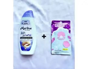 Paket Combo Pemutih Badan Marina Body Lotion 185ml Dan Beautyinu Gold Powder 25 Gram Paket Mencerahk