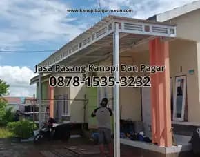 (Termurah), Jasa Pasang Kanopi Baja Ringan Landasan Ulin Timur