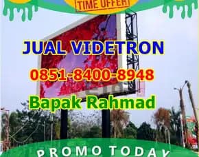 Wea (08x51 84oo 89x48) Tender Videotron Transparan Di Tomohon