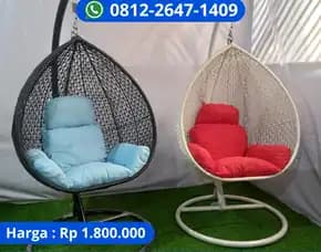 Ayunan Rotan Gantung Anyaman Rapi