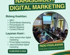 Kredibel Instruktur Narasumber Pemasaran Digital Marketing Bnsp Dinas Umkm Sumedang Malang Pahlawan Digital