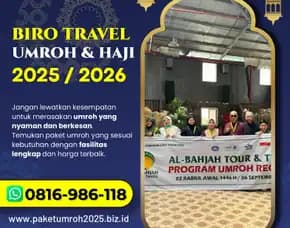 Biro Umroh Panggungrejo Blitar Al Bahjah – Umroh Mudah & Nyaman