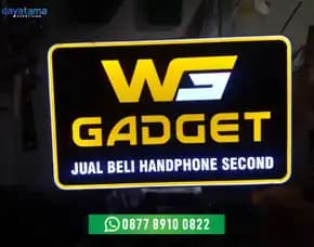 Plang Neon Box & Huruf Timbul Murah Bergaransi