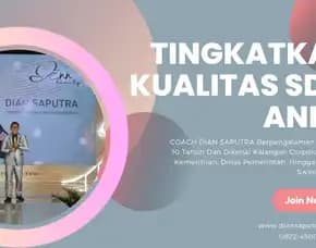 Motivator Terkenal Dari Bontang, Terpercaya & Solutif, Dian Saputra