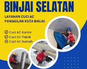 Cuci Ac Kantor Binjai Selatan 0823. 6662. 3838