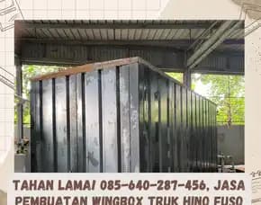 Tahan Lama, Jasa Pembuatan Wingbox Truk Hino Fuso Giga Semarang Kendal