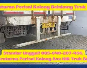 Standar Unggul, Peraturan Perisai Kolong Box Kir Truk Box