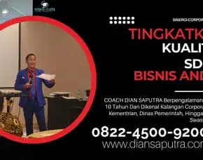 Trainer Capacity Building Aceh, Terpercaya & Solutif, Dian Saputra