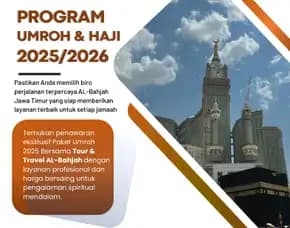 Travel Umroh Akhir Tahun 2025 Lawang Malang Bersama Al Bahjah