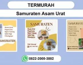 Termurah, 0822-2000-3882 Distributor Samuraten Asam Urat Timika
