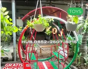 Contoh Ayunan Besi Dewasa Dan Perosotan Custom  Kec Kedunggalar Ngawi