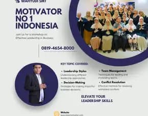 Motivator Pelatihan Pelayanan Prima Pacet Trawas , Bersertifikat