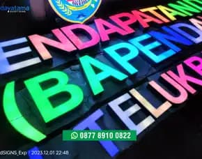 Jasa Pembuatan Huruf Timbul Bandung - Dayatama Advertising