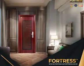 (Fortress) Pintu Bahan Baja Ringan 1 Daun Di Palu
