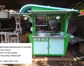 Gerobak Bubur Ayam Murah Bahan Kayu Jabodetabek