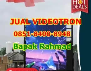 Wea (08x51 84oo 89x48) Jual Videotron Indoor Di Bone Bolango