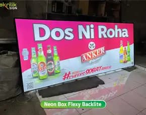 Neon Box Flexy Backlite/ Neon Box Akrilik/ Neon Box Jumbo