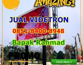 Wea (08x51 84oo 89x48) Tender Videotron Transparan Di Ternate