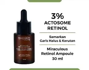 Ampoule Avoskin Miraculous Retinol 30ml-Anti Aging & Samarkan Kerutan