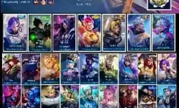 Jual Akun Mobile Legend, Skin Prime 1, Skin M6, Skin Collector 1